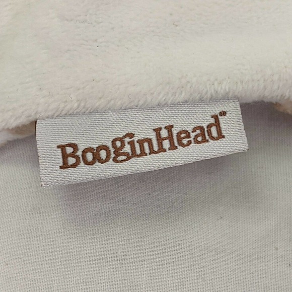 Booginhead Pacipal Puppy Dog White Tan Baby Lovey Security Blanket Teether - Picture 3 of 9